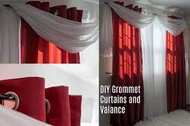 DIY Grommet Curtains and Valance