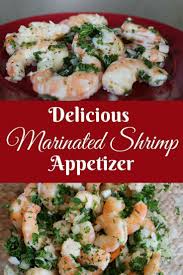 The marinade may turn cloudy in the refrigerator as the oil solidifies, so let the shrimp stand at room temperature for 10 minutes before serving. Delicious Marinated Shrimp Appetizer Simple Make Ahead Entertaining Shrimp Appetizer Recipes Cold Appetizers Easy Shrimp Appetizers