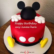 edible fondant mickey mouse birthday