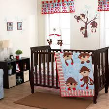 monkey baby crib bedding theme and
