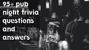 Tylenol and advil are both used for pain relief but is one more effective than the other or has less of a risk of si. 95 Pub Night Trivia Questions With Answers Modern Q A