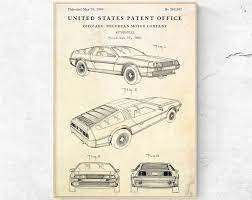 Concept Car Patent Print Vintage