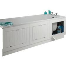 They also ensure that any water that escapes from the bath does not drip underneath, preventing potentially costly repairs. Buy Storage Bath Panel White At Argos Co Uk Your Online Shop For Bath Panels Bath Panel Storage Bath Panel Bathroom Storage