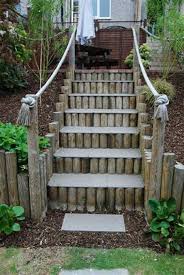 13 Creative Garden Stairs On A Slope