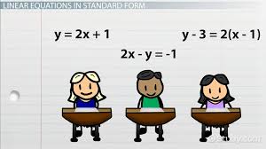 Standard Form Equation Rules How To