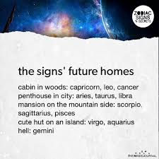 The Signs Future Homes Zodiac Star Signs Zodiac Signs