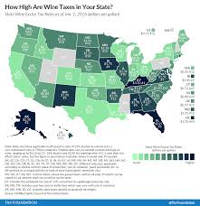 How High Are Wine Taxes In Your State 2016 Tax Foundation