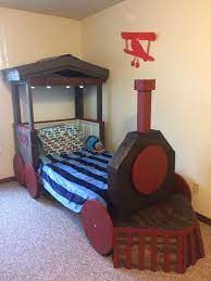 Toddler Train Bedding Diy Kids Bed