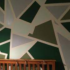 Frog Tape Masking Tape Wall Bedroom