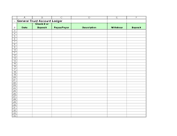 Free Printable Accounting Ledger Template Templates