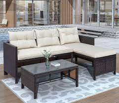 wicker outdoor furniture set