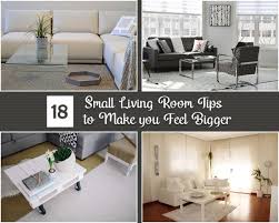 convert your small looking living room