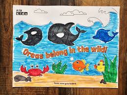 (x)whale coloring pages for preschool preschool and source: Free Orcas Belong In The Wild Activity Sheets Activities Peta Kids