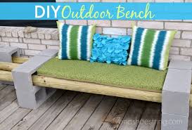 easy diy outdoor bench for under 30