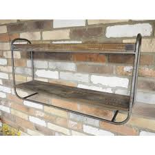 wall mounted wooden shelf unit