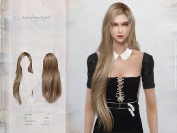 sims resource long straight hair to1228