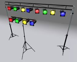 Second Life Marketplace Par 64 Club Dj Stage Lights W Dmx Gels Gobos
