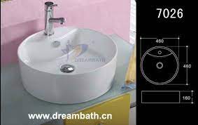 porcelain bathroom sink dreambath