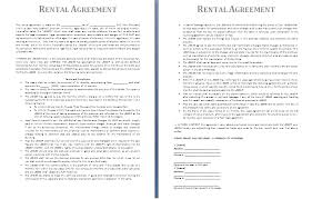 Rent Agreement Example
