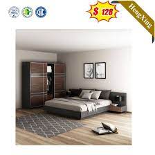 wood bedroom wall bed furniture set