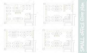 standard office furniture symbols on