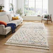 boho berber coloured rug 3 sizes