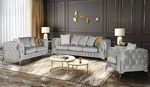 new luxury chesterfield sofa in plush