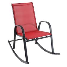 Sling Patio Rocking Chair At Home