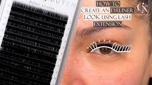 how to create eyeliner look using lash