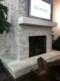 Slate Wall Fireplace Custom Built Homes