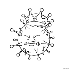 Con una virus da colorare disegno. Disegni Da Colorare Coronavirus Per Bambini Stampa A4