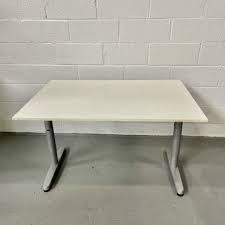 .standing desks, also known as stand up desks, adjustable height desks, and sit to stand desks. Ikea Galant Adjustable Height Desk With White Top Remix Market Nyc