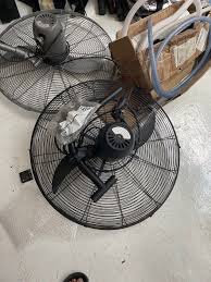 Industrial Wall Fans Good Condition
