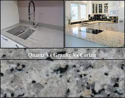 quartz vs granite vs corian