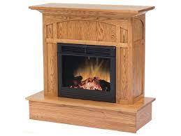 Indiana Amish Custom Wood Fireplace