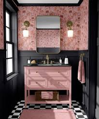 Transform your bathroom into one of the standout spaces in your home with these bathroom wallpaper ideas. 18 Bathroom Wallpaper Ideas The Best Designs To Style A Humid Space Small Real Homes