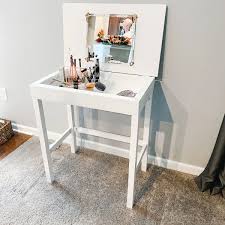 how to build a makeup vanity storables