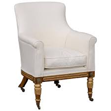 english regency upholstered armchair