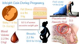 weight gain in pregnancy causes of