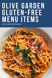 olive garden gluten free menu items