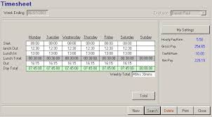 Ms Access Timesheet Template Magdalene Project Org