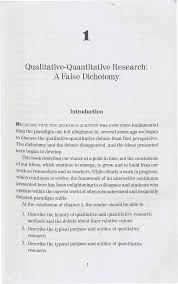 qualitative quantitative research methodology exploring the 