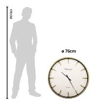 Clayre Eef Wall Clock Ø 76 Cm Gold