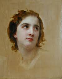 Sketch of a Young Woman - William-Adolphe Bouguereau. Order handmade reproduction on 1st-Art-Gallery.com &middot; This is advertisement why do we display it? - sketch-of-a-young-woman