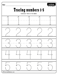 Numbers 1 20 Tracing Worksheets Free Printable Pdf