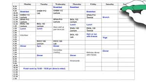 Create Your Weekly Schedule Youtube
