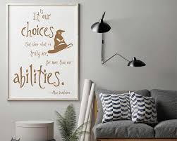 Harry Potter Inspired Wall Decal Quote