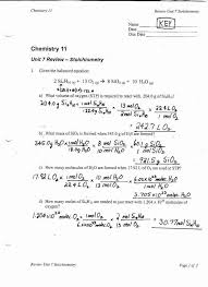 Limiting Reactant Worksheet Answers
