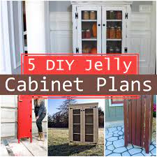 5 diy jelly cabinet plans diy crafts