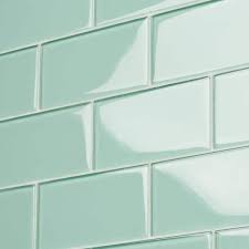 Ivy Hill Tile Contempo Spa Green Polished 3 In X 6 In X 8 Mm Glass Subway Tile 32 Pieces 4 Sq Ft Box